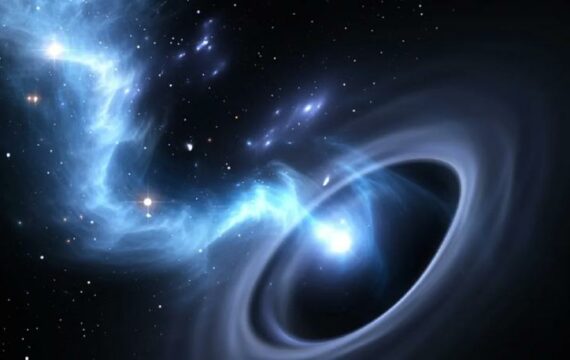 First “heard” the clatter of gravitational waves from merging supermassive black holes in the universe.